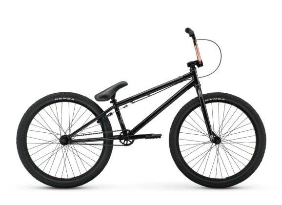 A black BMX bike